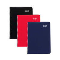 Staples - Agenda quotidien 2027 - 8 po H x 4 7/8 po l - couleurs assorties - bilingue-12 mois : janvier 2027 à décembre 2027