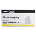 Coastwide Professional - Sacs à ordures - résistants - 35 po l x 50 po L - transparents - Paquet de 125-Robustesse : Résistant