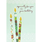 Mill Brook Studio - Cartes de souhaits Fête avec enveloppes – 5-3/8 po x 7-3/4 po – Spécialement pour toi : chandelles – paquet de 18-Cartes de souhaits qualité boutique