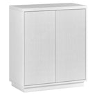 Hudson&Canal - Meuble d'appoint Alston 28 po de largeur - Blanc-Design transitionnel moderne pour votre bureau à domicile, votre chambre ou vos espaces de vie