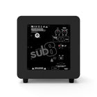 Kanto - Subwoofer de 8 po amplifié et scellé, 300 W - Noir mat-Réponse de fréquence 35 Hz - 175 kHz