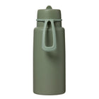b.box - Gourde isotherme à bec rabattable - 1L - Olive-Retournez, sirotez et partez – couvercle à paille, poignée de transport et capacité de 1L pour une hydratation sans effort