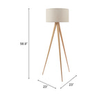 Zuo - Lampe sur pied Imperial - Beige/Naturel-8