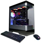 CyberPowerPC - Ordinateur de bureau de jeu - AMD Ryzen 9 9900X3D - GeForce RTX 5070 12 Go - 32 Go de RAM - SSD de 2 To - Windows 11-Processeur AMD Ryzen 9 9900X3D 12 cœurs/24 fils pour des performances de traitement