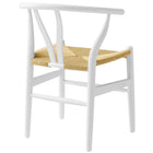 Modway - Amish 29" Chaise à manger - Blanc-Arrivée entièrement assemblée