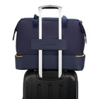 SwissGear - Sac de voyage - 15 x 19 po - Bleu Marine-Passe-câble pour valise à roulettes