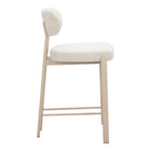 Zuo - Aurea Tabouret de comptoir - Light Gris - Ensemble de 2-Garantie limitée de 3 ans