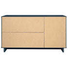 Manhattan Comfort - Buffet moderne Granville 140 cm - Bleu Minuit-Garantie limitée du fabricant de 30 jours