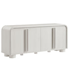 Modway - Bellamy Courbe 4 portes Armoire à buffet - Ash-Armoire moderne à buffets courbés