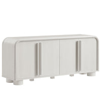 Modway - Bellamy Courbe 4 portes Armoire à buffet - Ash-Armoire moderne à buffets courbés