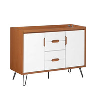 Modway - Energize 48" Meuble de toilette de salle de bain compatible double lavabo (non inclus) - Blanc cerise-Vanité de salle de bain moderne du milieu du siècle