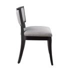 Modway - Pristine Tissu rembourré Chaises de salle à manger Ensemble de 2 - Gris clair-Assemblée requise