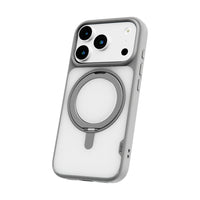 TUFF8 - Étui Glide360 Mag Gris iPhone 17 Pro-Support rotatif à 360° : intégré, pivote à plusieurs angles pour un usage mains libres