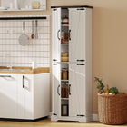 HOMCOM - Armoire de rangement 72 po pour salle à manger - blanc-Convient à la cuisine, la salle à manger ou les espaces de vie avec une élégance raffinée 