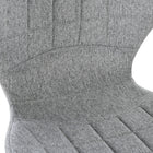 HOMCOM - Tabourets de bar pivotants à hauteur de comptoir réglable avec repose-pieds - gris - paquet de 2-Structure en métal, tissu polyester durable et base antidérapante pour une solidité maximale   
