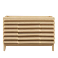 Modway - Render 48" Armoire de lavabo compatible avec un seul lavabo (non inclus) - Chêne-Vanité moderne du milieu du siècle