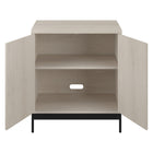 Hudson&Canal - Meuble d'appoint Whitman 28 po de largeur - Blanc aulne-Nettoyer avec un chiffon doux et sec, sans produits chimiques agressifs ni produits de nettoyage abrasifs