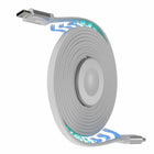 Statik -  MagStack Duo Chargeur pour Apple Watch et Câble de Charge/Sync USB-C de 5 pi, Blanc-Organisation magnétique anti-nœuds : le câble est entièrement magnétique, restant ainsi bien rangé et enroulé autour du chargeur Apple Watch en permanence