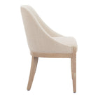 Zuo - Calmo Chaise de salle à manger - Beige-Dimensions: 22,2 po L x 20,9 po L x 33,1 po H
