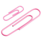 JAM Paper - Paquet combiné de trombones colourés - standard et jumbo - trombones roses - 1 paquet de 100 et 1 paquet de 75-Quantité : 100 trombones standard et 75 trombones jumbo (175 au total)