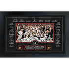 Chicago Blackhawks 2010 Stanley Cup Replica Signature Frame with Game-Used Net - Impression encadree - 35" x 23"-Qualité supérieure - print framed