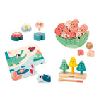 Janod - Coffret à jouets - 4 jouets - 24 mois-Développé en collaboration avec un expert en développement de l'enfant.
