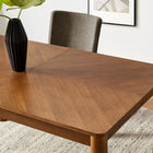 Modway - Alba 7 pièces Ensemble à manger - Noyer taupe-9