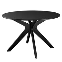 Modway - Traverse 47 po Table à manger, Noir-Table à manger moderne