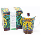Oscardo - Tasse porcelaine « Strong Earth Woman » de Leah Dorion - 295 ml-Tasse en porcelaine à forme élancée - Contient 295 ml / 10 oz, idéale pour le café, le thé et les boissons chaudes