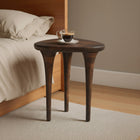 Zuo - Spiker Table d’appoint - Noyer-Dimensions: 16,5 po L x 17,7 po L x 21,7 po H
