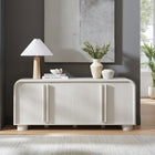 Modway - Bellamy Courbe 4 portes Armoire à buffet - Ash-Tablette réglable
