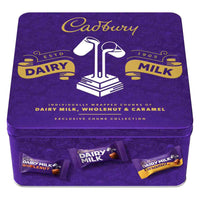 Cadbury UK - Boîte de morceaux mélangés  - 360g-Cette boîte contient des morceaux de Cadbury Dairy Milk, Cadbury Dairy Milk Caramel et Cadbury Dairy Milk Whole Nut !