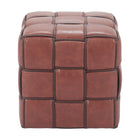 Zuo - Zare Pouf - Brun-Garantie limitée de 3 ans