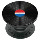PopSockets - PopGrip Backspin Aluminium 45 tours-Désormais compatible avec le chargement sans fil grâce au retrait facile du PopTop