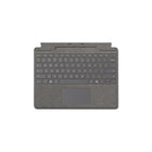 Microsoft - Clavier signature Surface Pro avec rangement pour stylet - Bilingue - Clé copilote - Platine commercial-Interface : Magnétique