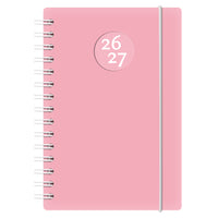 W.Maxwell - 2026-27 Euro Agenda Quotidien - 5,25 po l x 8 po H - Rose-Août 2026 à juillet 2027