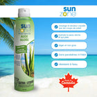 Sunzone - Spray après-soleil à l'aloe vera - 177 ml - Paquet de 12-Usage externe uniquement
