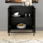 Hudson&Canal - Meuble d'appoint Montello de 28 po de largeur - Grain noir-Caractéristiques assemblage facile