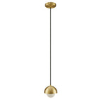 Modway - Eclipse Globe Lumière suspendue - Laitons-Nécessite une ampoule G9 10W (non incluse)