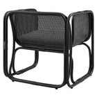 Modway - Ellis Rotin naturel Fauteuil d’accent - Noir-Entièrement assemblé