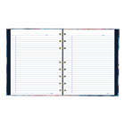 Blueline - Cahier de notes NotePro à couverture rigide Collection Fashion - 9-1/4 po x 7-1/4 po - Floraison de Minuit-Surface d'écriture stable et plane lorsqu'il est ouvert