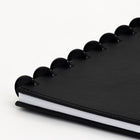 Cambridge – Cahier Grand à Disques de Bureau – 11,2 po H x 9,3 po L – 60 Feuilles – Noir-Taille de la page : 11 po H x 8,5 po l