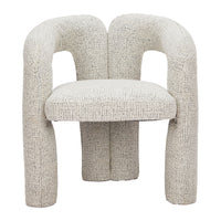 Zuo - Buis Chaise de salle à manger - Gris-Soutien confortable des accoudoirs