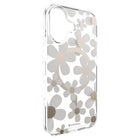 SwitchEasy - Étui Fleur 3D MagSafe pour iPhone 17 - Gris doré-Technologie AIR-BARRIER : absorbe efficacement les chocs, empêche le panneau arrière du téléphone de se fissurer
