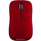 Verbatim - Souris optique Nano sans fil pour portatif, rouge mat-Performance et fiabilité sans fil - 2,4 GHz