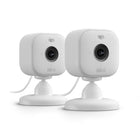 Amazon - Blink Mini 2 caméra de sécurité connectée, compatible avec Alexa - 2 caméras - blanc-Mini 2 est notre caméra de sécurité intelligente enfichable de deuxième génération qui vous aide à rester connecté à ce qui se passe dans votre maison, directement depuis votre smartphone