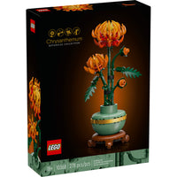 LEGO - Botanicals Icons Chrysanthème - 278 pièces-Ensemble de construction décor de fleurs de chrysanthème LEGO Icons pour adultes