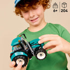 LEGO - City Great Vehicles Le tracteur-Comprend tout ce dont les enfants ont besoin pour construire un tracteur de ferme bleu sarcelle et une figurine de fermier