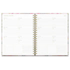 Orange Circle Studio - 2027 Agenda très grand format à spirale - Birds & Blooms - 8.5" x 11" - Couleur assortie - Bilingue-Affiche la référence du mois précédent et du mois suivant