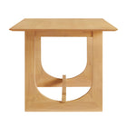Modway - Ashcroft Table à manger rectangulaire - 69 po - Chêne-Base architecturale avec brancard